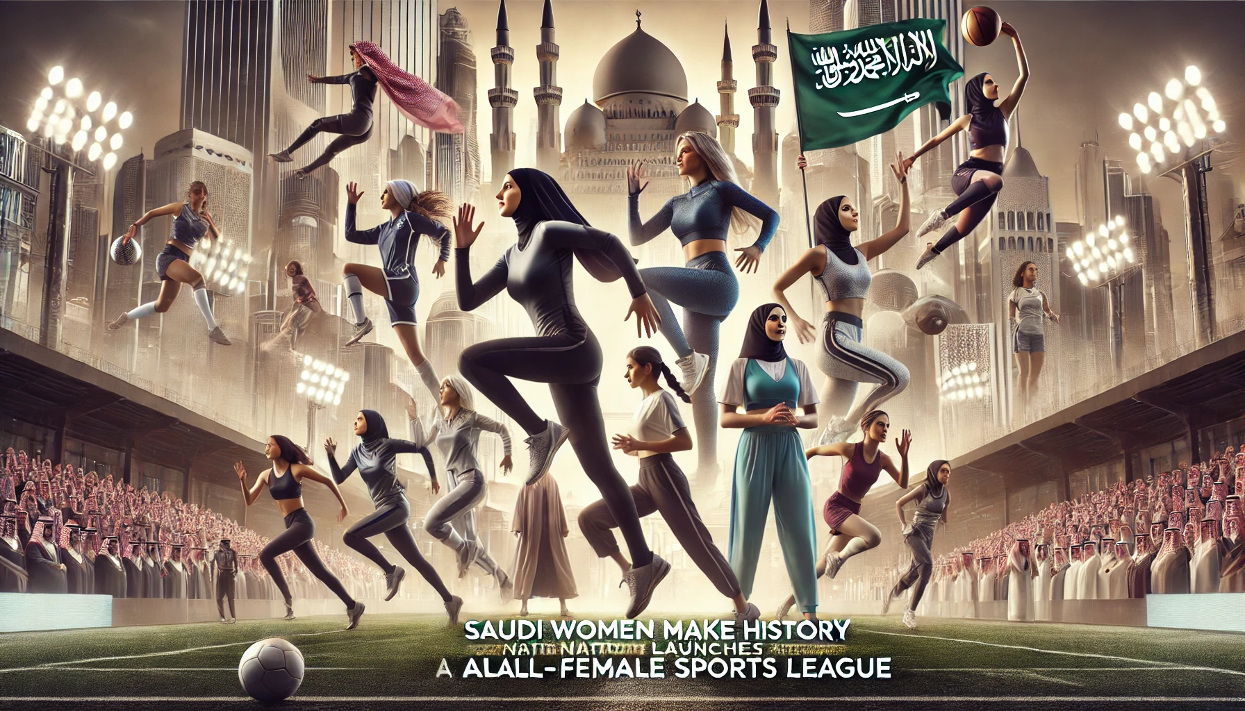 Saudi Women Make History as Nation Launches All-Female Sports League
